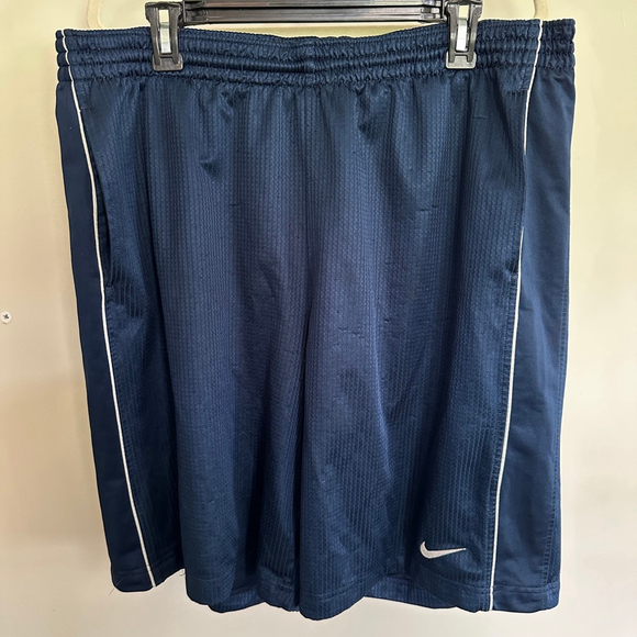 Men's Vintage Nike Basketball Shorts XL Navy Blue - Picture 1 of 9